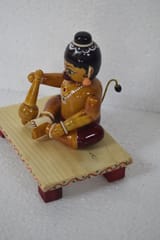 Baala Hanuman with Gada Wooden Showpiece
