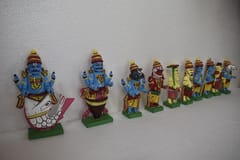 Dasavatharam Kondapalli Wooden Showpieces Set