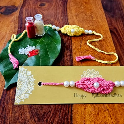 Rakhi crochet woven