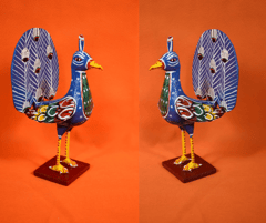 Kondapalli Peacock Wooden Pair Toy