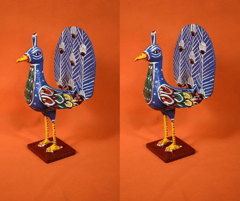Kondapalli Peacock Wooden Pair Toy