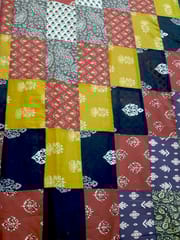Bold Black Upcycled Cotton Dohar