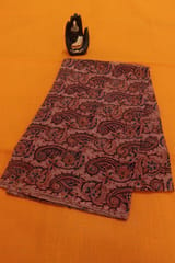 Light Pink Kalamkari Handloom Cotton fabric -0038
