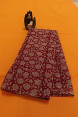 Red Kalamkari Handloom Cotton fabric -0039