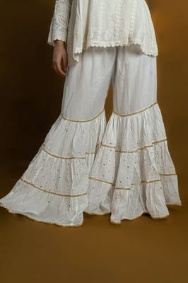 White Cotton garara