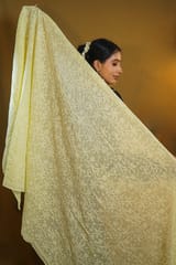 Yellow Chikankari Dupatta