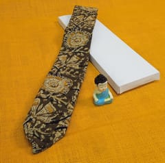 Kalamkari Green Tie 005