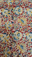 Kalamkari Red Fabric - 0048