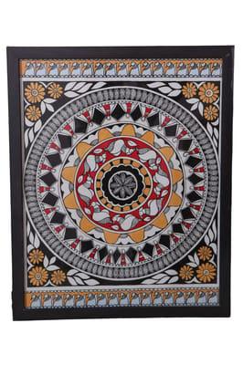 Mandala Dhyaan: Handmade Acrylic Deep Painting