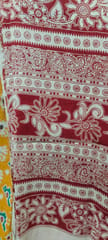 Yellow and Red Kalamkari Dupatta VMM 010