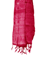 Shibori Tie & Dye Handwoven Tussar Silk Dupatta