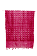 Shibori Tie & Dye Handwoven Tussar Silk Dupatta