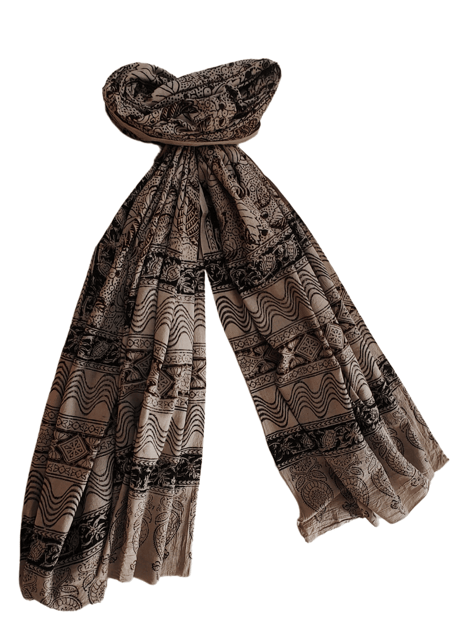 Khadi Kalamkari Shawl VMM 005