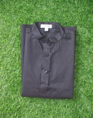 Black boy Cotton Kurta by TINYTOONS
