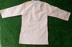 Peach boy Cotton Kurta by TINYTOONS
