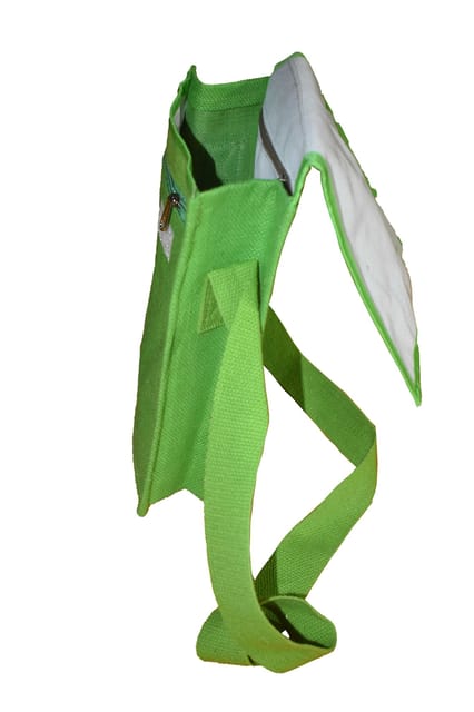 Green Jute Side Sling Bag JL47