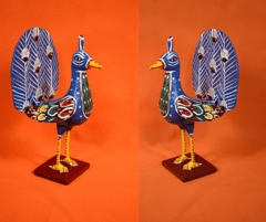Kondapalli Peacock Wooden Pair Toy