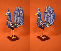 Kondapalli Peacock Wooden Pair Toy