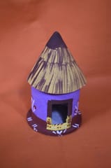 Wooden Village Country Side Lifestyle Multicolor Hut Showpiece-Combo2