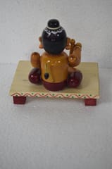 Baala Hanuman with Gada Wooden Showpiece