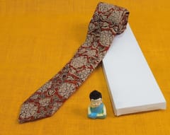 Kalamkari Red Tie 009
