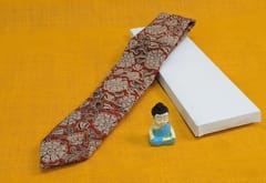 Kalamkari Red Tie 009
