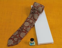 Kalamkari Red Tie 009