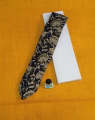 Kalamkari Black Tie 003