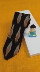 Black Ikkat Tie 002