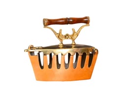 Pure brass handcrafted miniature iron box for home decor